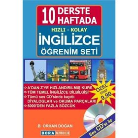 10 Derste 10 Haftada Hızlı - Kolay İngilizce Öğrenim Seti - Bekir Orhan Doğan
