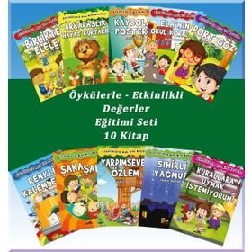 10 Kitap Öykülerle Etkinlikli Değerler Eğitimi Seti Nedim Taktak