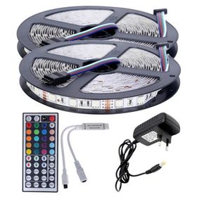 10 m İç Mekan Set 5050 Smd 44 Tuş Kumandalı Set Rgb Şerit Led