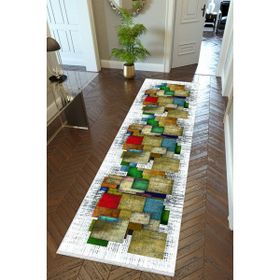 10 Post Online Beyaz Kaymaz Kesme İnce Dijital Baskı 80x200 cm Yolluk