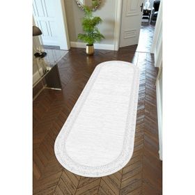 10 Post Online Kaymaz Kesme İnce Dijital Baskı Gri 100x225 cm Yolluk