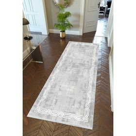 10 Post Online Kaymaz Kesme İnce Dijital Baskı Gri 80x400 cm Yolluk