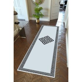 10 Post Online Kaymaz Kesme İnce Dijital Baskı Koyu Gri 80x350 cm Yolluk