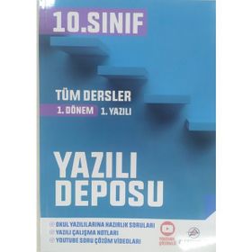 10. Sınıf 1. ve 2. Dönem Tüm Dersler Yazılı Deposu Yazılı Alan Yayınları