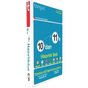 10. Sınıf 10'dan 11'e Tüm Dersler Hazırlık Seti Tonguç Akademi