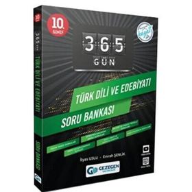 10. Sınıf 365 Gün Türk Dili ve Edebiyatı Soru Bankası - Gezegen Yayıncılık
