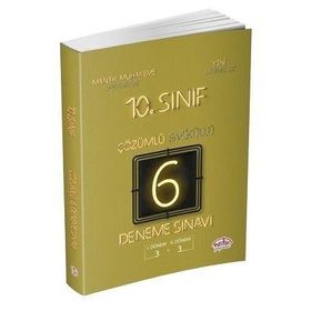 10. Sınıf 6 Deneme Sınavı Fasiküllü Çözümlü Editör Yayınları