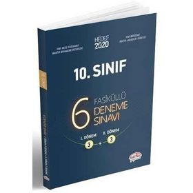 10. Sınıf 6 Deneme Sınavı Fasiküllü Çözümlü Editör Yayınları