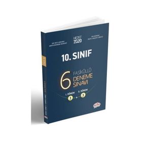10. Sınıf 6 Fasiküllü Deneme Sınavı / Kollektif / Editör Yayınları