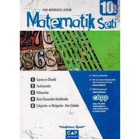 10. Sınıf Anadolu Lisesi Matematik Soru Bankası Çap Yayınları