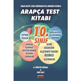 10. Sınıf Arapça Test Kitabı - H. Hüseyin Köksal Enes Balı
