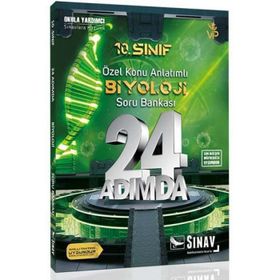 10. Sınıf Biyoloji 24 Adımda Özel Konu Anlatımlı Soru Bankası / Komisyon / Sınav Dergisi Yayınları