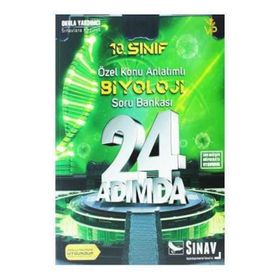 10. Sınıf Biyoloji 24 Adımda Özel Konu Anlatımlı Soru Bankası / Komisyon / Sınav Dergisi Yayınları