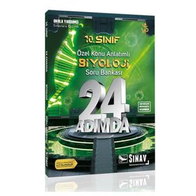 10. Sınıf Biyoloji 24 Adımda Özel Konu Anlatımlı Soru Bankası / Komisyon / Sınav Dergisi Yayınları
