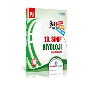10.Sınıf Biyoloji 3'ü 1 Arada Soru Bankası Puan Yayınları