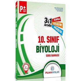 10.Sınıf Biyoloji 3'ü 1 Arada Soru Bankası Puan Yayınları
