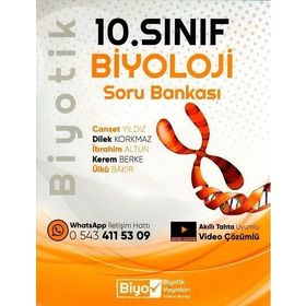 10. Sınıf Biyoloji Biyotik Soru Bankası - Biyotik Yayınları