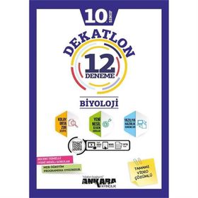 10.Sınıf Biyoloji Dekatlon 12 Deneme-Ankara Yayıncılık