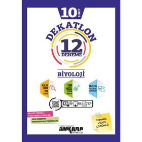 10.Sınıf Biyoloji Dekatlon 12 Deneme-Ankara Yayıncılık