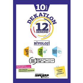10.Sınıf Biyoloji Dekatlon 12 Deneme-Ankara Yayıncılık