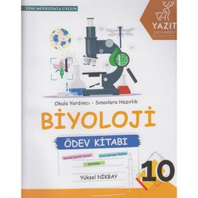10. Sınıf Biyoloji Ödev Kitabı Yazıt Yayınları