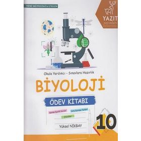 10. Sınıf Biyoloji Ödev Kitabı Yazıt Yayınları