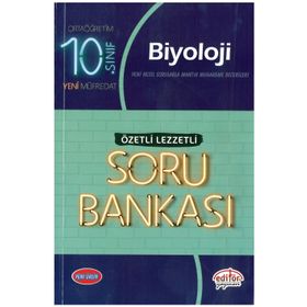 10.Sınıf Biyoloji Özetli Lezzetli Soru Bankası Editör Yayınları