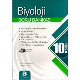 10.Sınıf Biyoloji Soru Bankası Bilgi Sarmal Yayınları