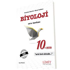 10.Sınıf Biyoloji Soru Bankası Limit Yayınları