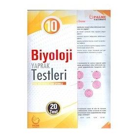 10. Sınıf Biyoloji Yaprak Testleri Yayınevi Palme Yayınları