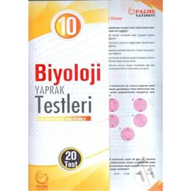 10. Sınıf Biyoloji Yaprak Testleri Yayınevi Palme Yayınları