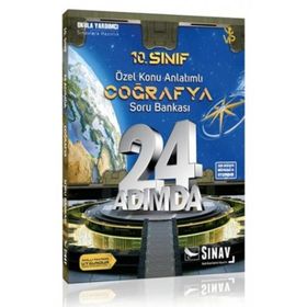 10. Sınıf Coğrafya 24 Adımda Özel Konu Anlatımlı Soru Bankası Sınav Dergisi Yayınları
