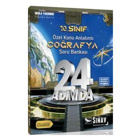 10. Sınıf Coğrafya 24 Adımda Özel Konu Anlatımlı Soru Bankası Sınav Dergisi Yayınları