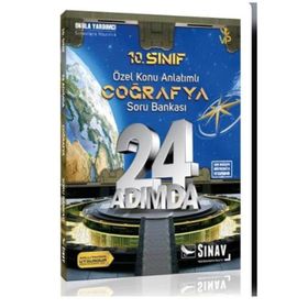 10.Sınıf Coğrafya 24 Adımda Özel Konu Anlatımlı Soru Bankası Sınav Yayınları