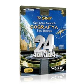 10.Sınıf Coğrafya 24 Adımda Özel Konu Anlatımlı Soru Bankası Sınav Yayınları