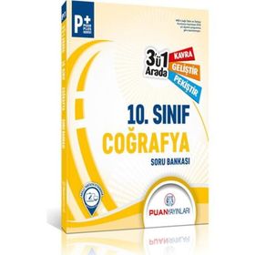 10. Sınıf Coğrafya 3`ü 1 Arada Soru Bankası Puan Yayınları
