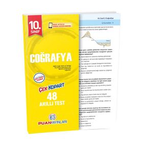 10. Sınıf Coğrafya Akıllı Test-Puan Yayınları