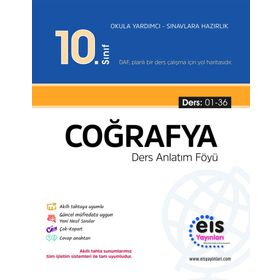 10. Sınıf Coğrafya Daf Ders Anlatım Föyleri 1 36-Eis Yayınları