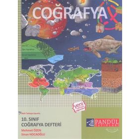 10. Sınıf Coğrafya Defteri Pandül Yayınları