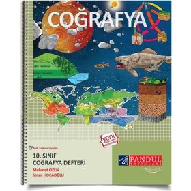 10. Sınıf Coğrafya Defteri Pandül Yayınları