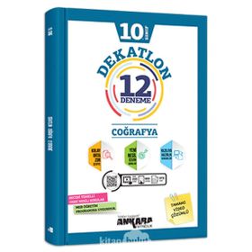 10. Sınıf Coğrafya Dekatlon Video Çözümlü 12 Deneme - Ankara Yayınları