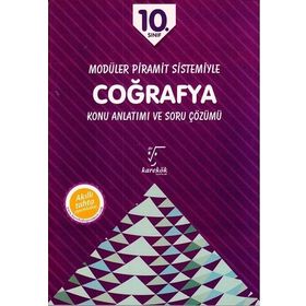 10.sınıf Coğrafya Konu Anlatımı Ve Soru Çözümü Karekök Yayınları