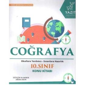 10.Sınıf Coğrafya Konu Kitabı Yazıt Yayınları