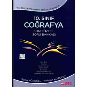10. Sınıf Coğrafya Konu Özetli Soru Bankası Esen Yayınları