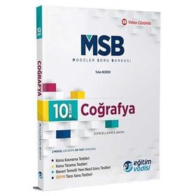 10.Sınıf Coğrafya Modüler Soru Bankası - Eğitim Vadisi Çözüm