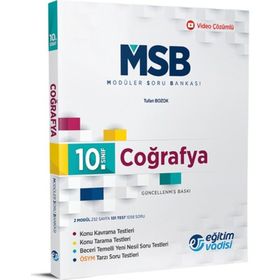 10.Sınıf Coğrafya Modüler Soru Bankası - Eğitim Vadisi Çözüm