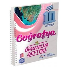 10.sınıf Coğrafya Öğrencim Defteri Murat Yayınları