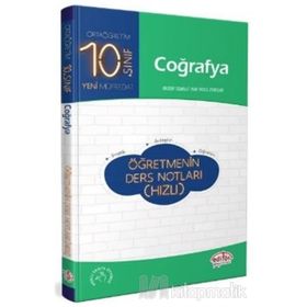 10. Sınıf Coğrafya Öğretmenin Ders Notları Editör Yayınevi