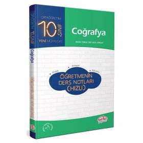 10. Sınıf Coğrafya Öğretmenin Ders Notları Editör Yayınevi