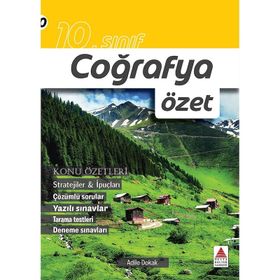 10. Sınıf Coğrafya Özet-Delta Kültür Yayınları
